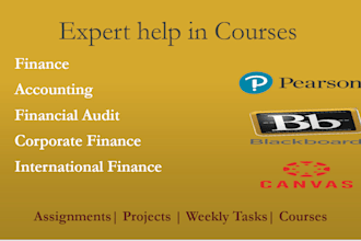 be your tutor for international finance, corporate finance, accounting class