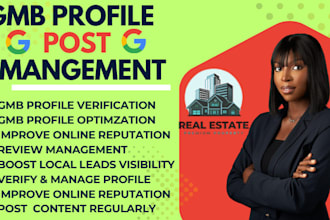 manage google my business profile post content  for more leads local reputation