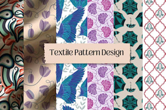 create unique textile and surface pattern designs