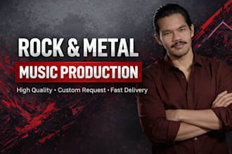 create a powerful rock and metal background music