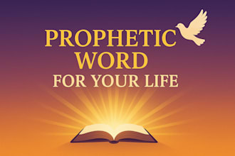 pray and prophesy over your destiny