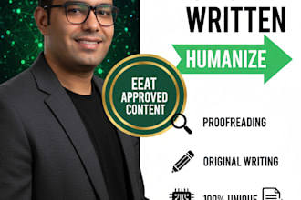 professionally humanize your ai content to be  undetectable and to rank on aio