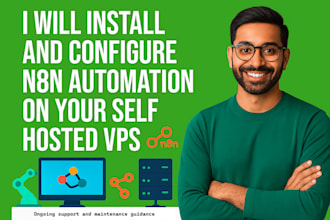 install and configure n8n automation on your self hosted vps