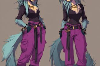 design custom furry characters with personality