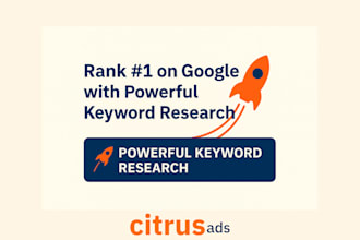 do advanced SEO keyword research and competitor strategy