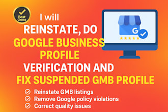 fix google my business suspension and reinstate gmb gbp fast and quick