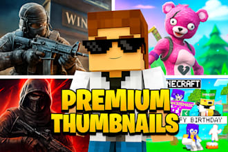 create high quality gaming thumbnail art