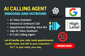 build ai calling agent, ai agent, ai voice agent using vapi, twilio
