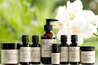 design skincare and cosmetic labels, serum packaging, and product branding
