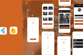 be your flutter developer for fitness app
