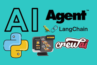 build and deploy ai agents using langchain, crewai, and python