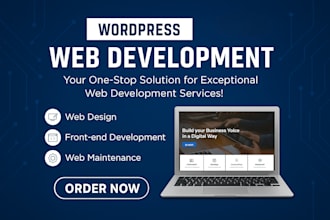 design, redeign or clone worpress website with elementor