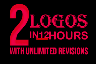 design minimalist logo  with in 24houres