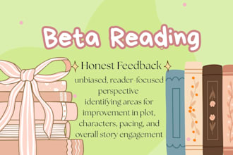 beta read your manuscript