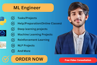 do machine learning,deep learning,nlp,reinforcement learning projects in python