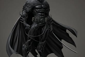 draw you a dc or marvel style comic book superhero