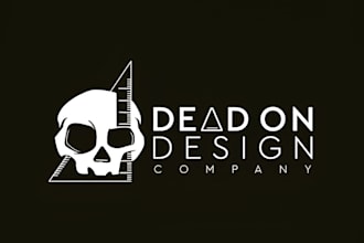 create a modern line art text or badge logo design