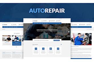 design car dealership website, mechanic website, limousine, chauffeur website