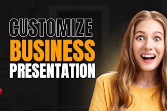 design an editable presentation in powerpoint or canva