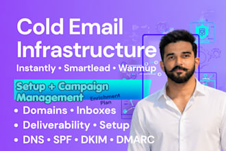 set up instantly ai, smartlead, clay, cold email, warmup