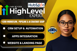 setup gohighlevel agency ghl cc360 hubspot crm  n8n workflow ghl saas ai