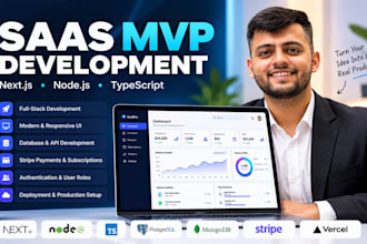 build a saas mvp with nextjs and nodejs
