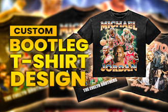 do custom 90s bootleg rap tee vintage sports t shirt design