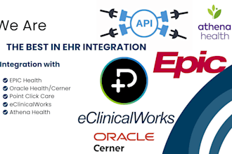 integrate pcc, eclinicalworks, epic, athena, and oracle health with your ehr,emr