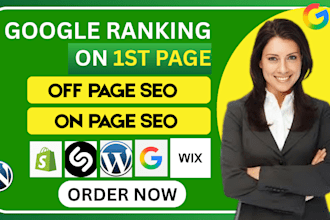 do seo para google top page website ranking on first page