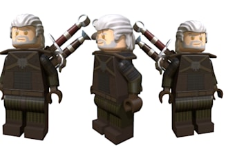 design a professional lego design lego character