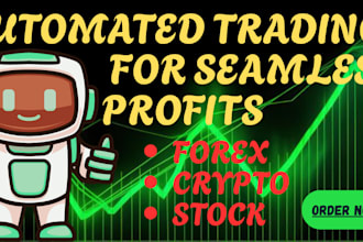 develop automated trading bot for forex, crypto and stock