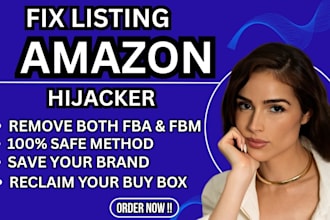 provide amazon brand protection and blocked fba or fbm hijacker fast