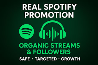 grow your spotify followers and streams organically