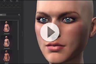 rig, animate 3d character creator 4 and iclone 8 characters, cc4, retopology cc5