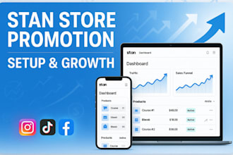 promote stan store promotion stan store setup sales funnel growth online store