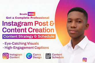 design instagram post, ig content marketing, and story
