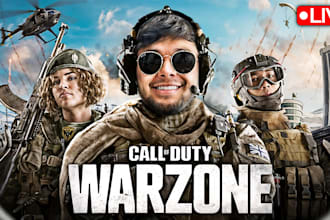 create best gaming thumbnails, cod, warzone, pubg, free fire, fortnite n more