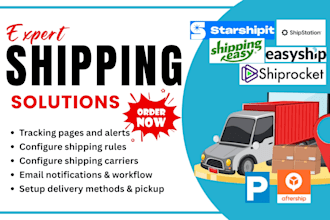setup shipstation easyship aftership shiprocket shippingeasy shipx packlink