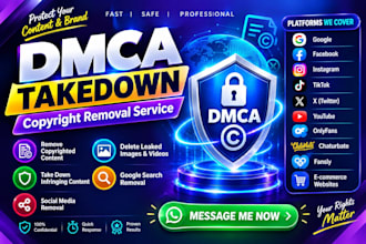 takedown remove and delete reddit facebook instagram youtube and tiktok