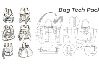 do bag tech pack, duffel bag techpack, handbag tech pack, luggage bag tech pack
