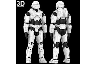 make 3d cosplay model armor helmet weapons 3d mask 3d character modeling