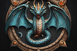 design medieval fantasy game, rpg, game logo