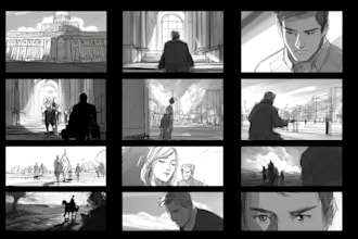 illustrate graphic novel, comic book design