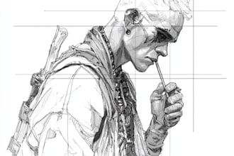 make rough sketch for your character or project