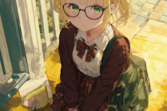 make anime character illustration