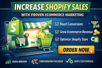 increase shopify sales and conversion with shopify marketing ecommerce marketing