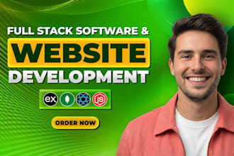 I will develop full stack website, web app using react, next nodejs express js mongodb