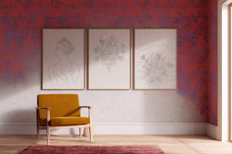 design artistic printable wall art, canvas wall mural decal