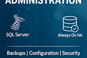 install, configure, and manage sql server or mysql databases