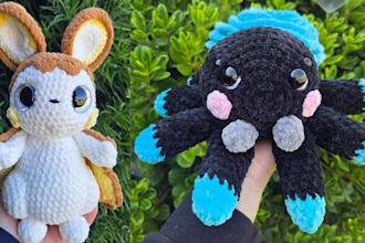 make cute soft handmade custom plush toys crotchet kawaii stuffed animal plushie